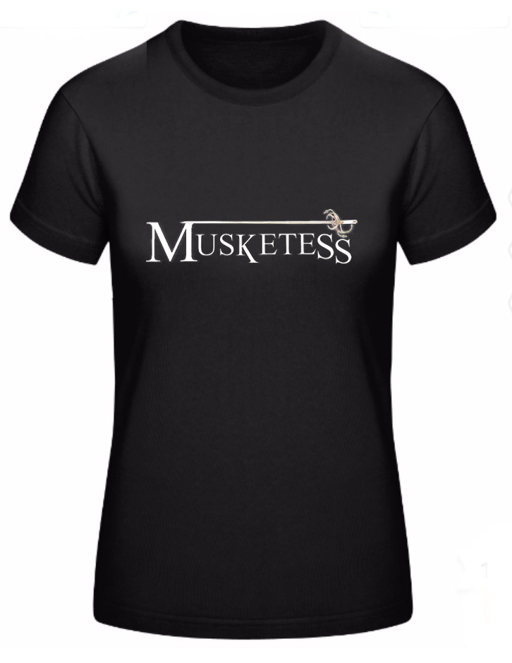 musketess fanartikel weiss t-shirt